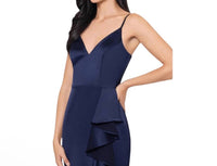 Xscape - Satin Ruffle High Low Formal Dress