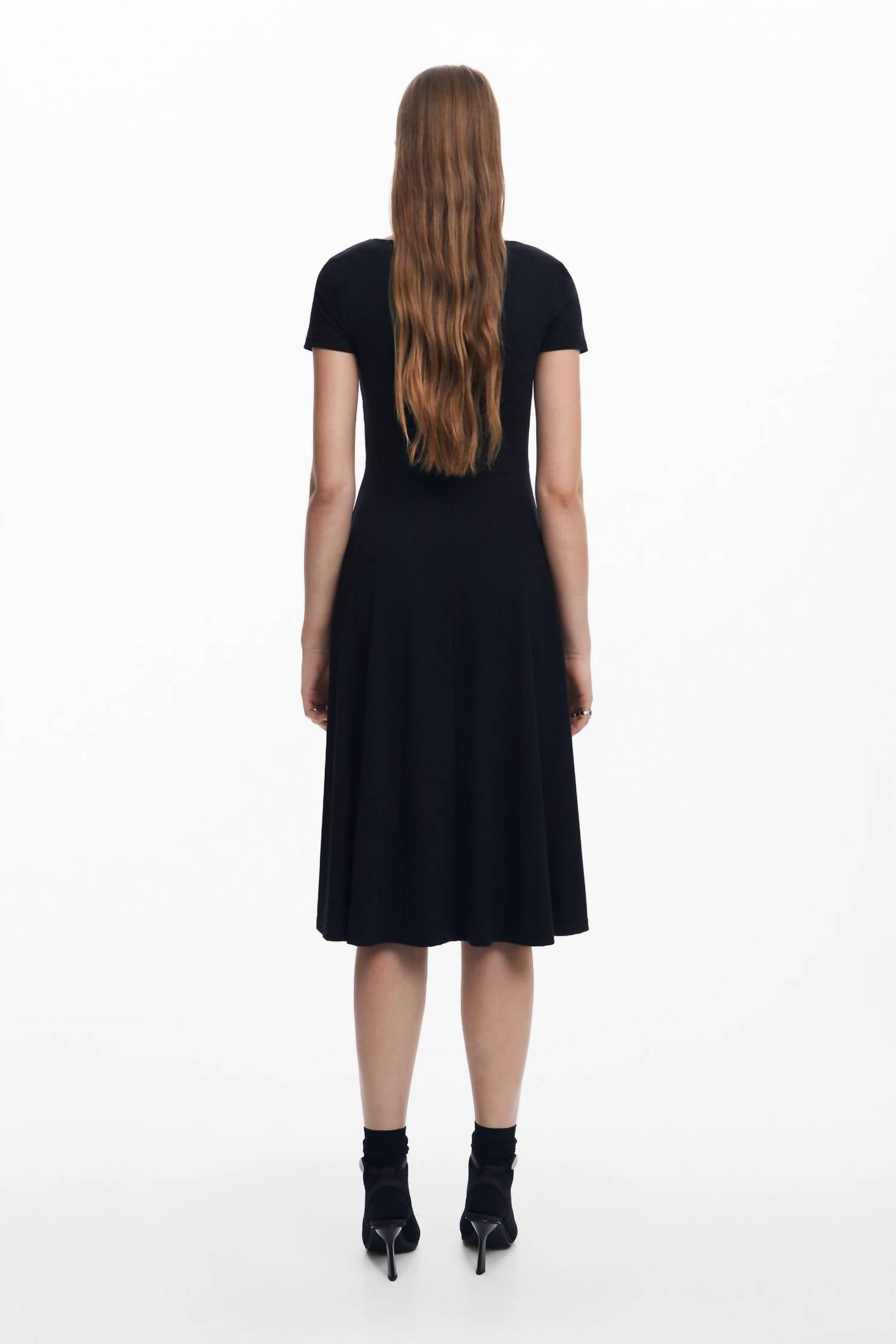 Desigual - LOW-CUT MIDI DRESS