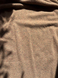Autumn Cashmere Women's Relaxed Fit Raglan Sweater in brownie - women's sweater - alternate view