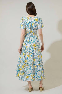 Sugarlips - Havana Banana Poplin Maxi Dress