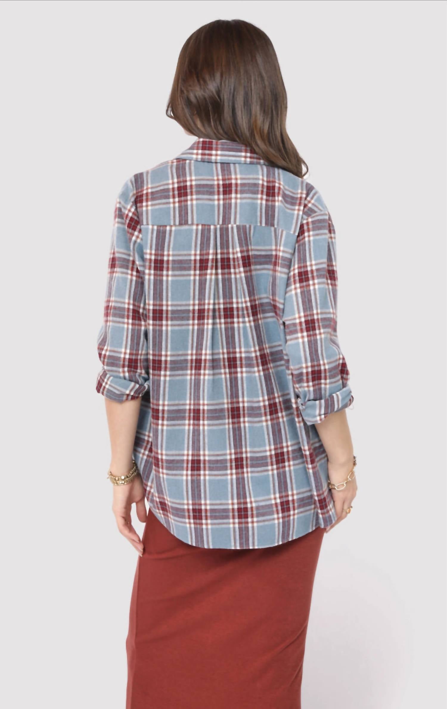 Sadie & Sage - Flannel Cure Button Up