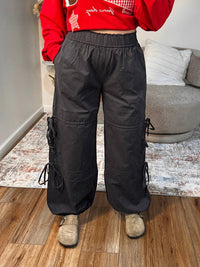 Papermoon - Eli Side Ribbon Tie Jogger Pant