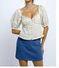 Storia - FLORAL PRINT BABYDOLL TOP