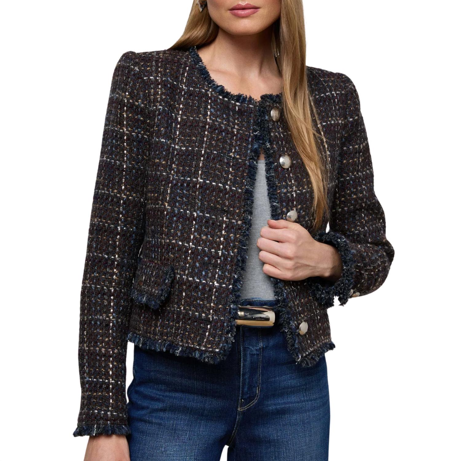 L'Agence - Zaya Tweed Jacket