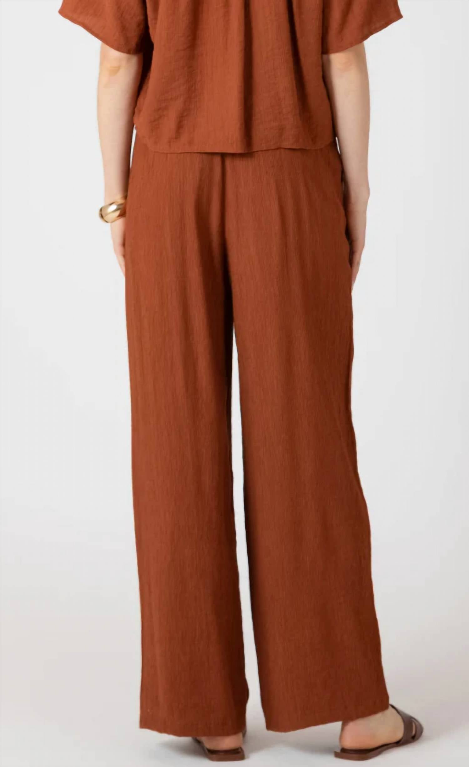 Dex - Drawstring Wide Pant