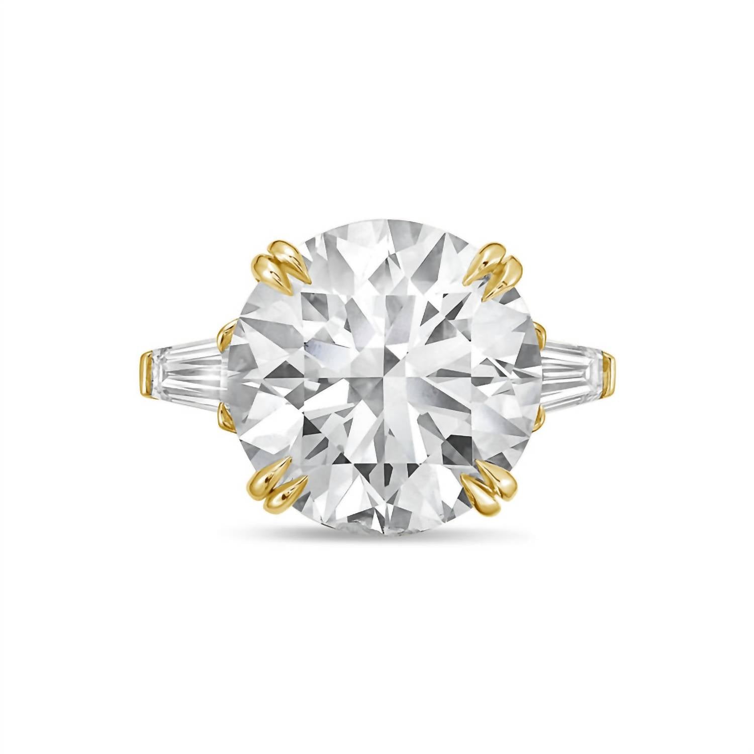 Diana M Jewels - Women's Round & Baguette Lab-grown Diamond Jewelry Ring (5.00 Ct) - Statement