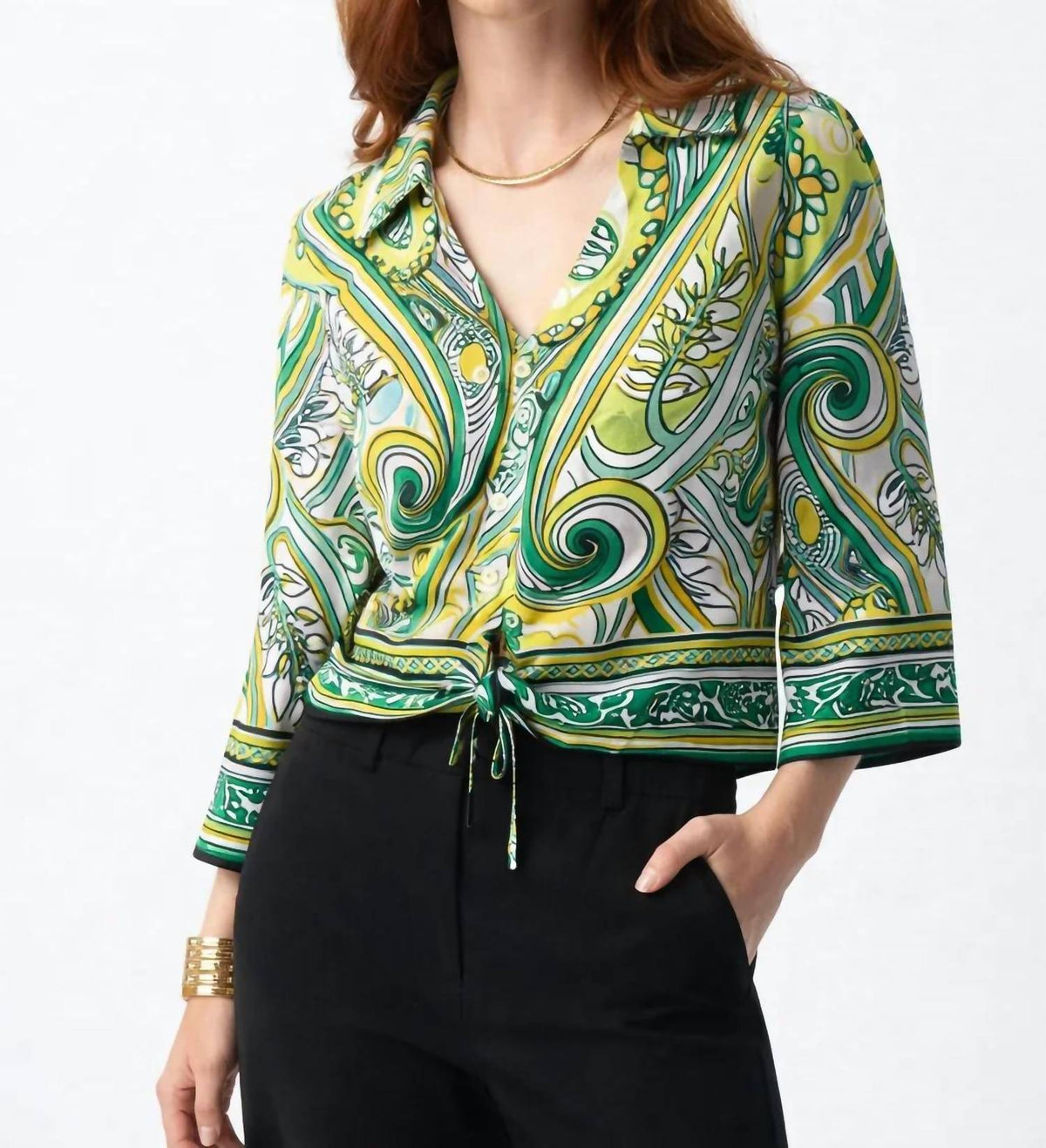Joseph Ribkoff - Paisley Blouse