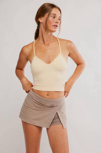 Free People - Perfectly Pleated Plunge Top