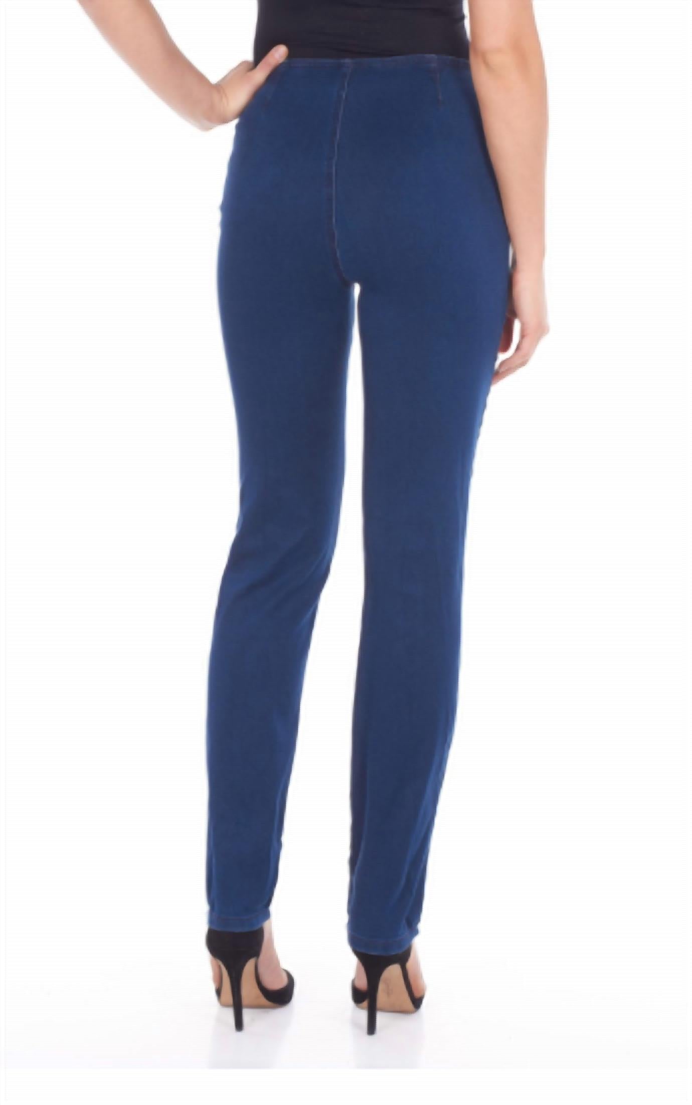 FDJ Pull-on Super Jegging in indigo - women's jeans - detail view