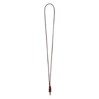 Saint Laurent - Women's Opyum Patent Leather Heart Keyring Necklace