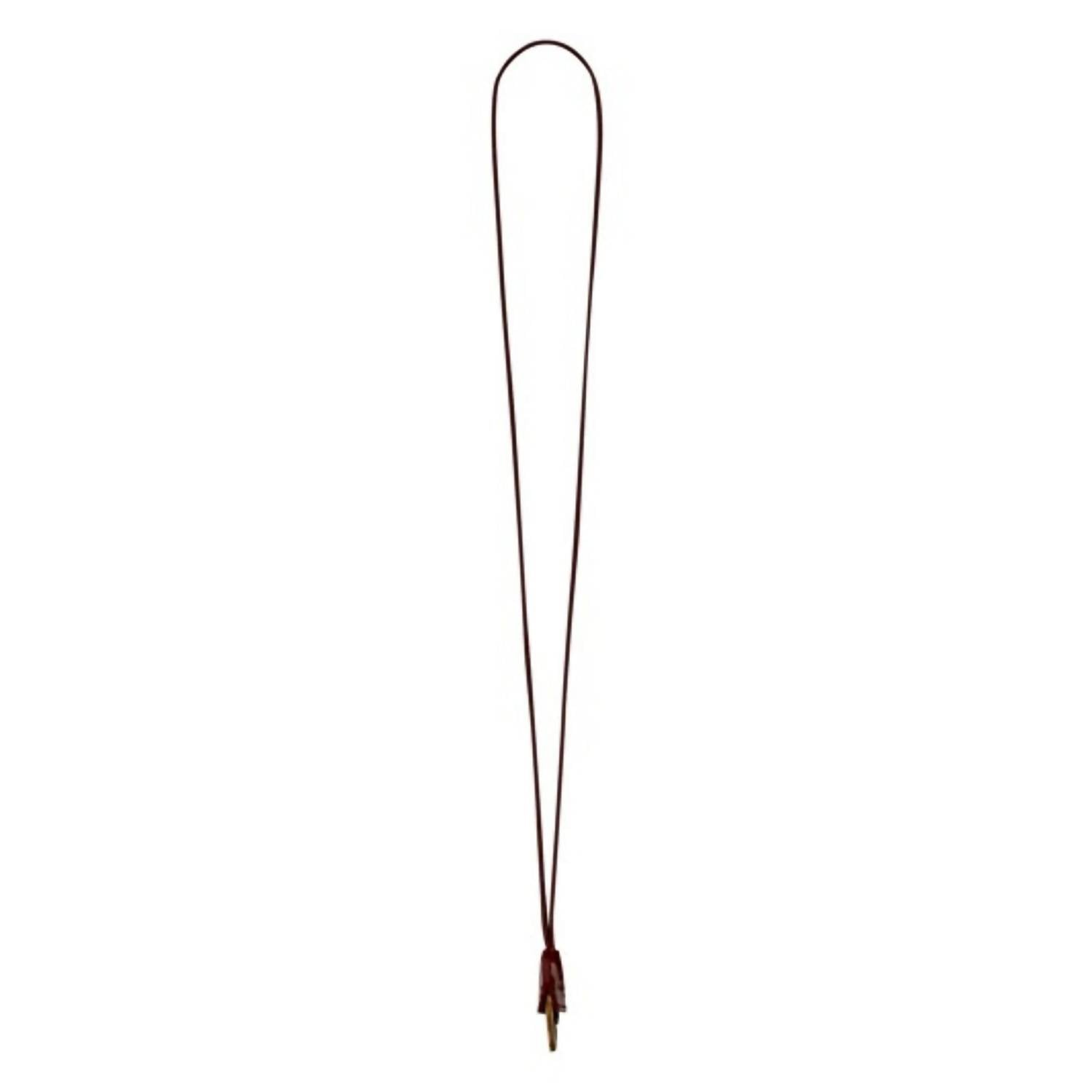 Saint Laurent - Women's Opyum Patent Leather Heart Keyring Necklace