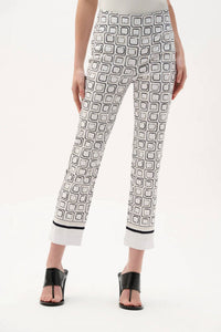 Joseph Ribkoff - Millennium Printed Straight Leg Pull On Pants