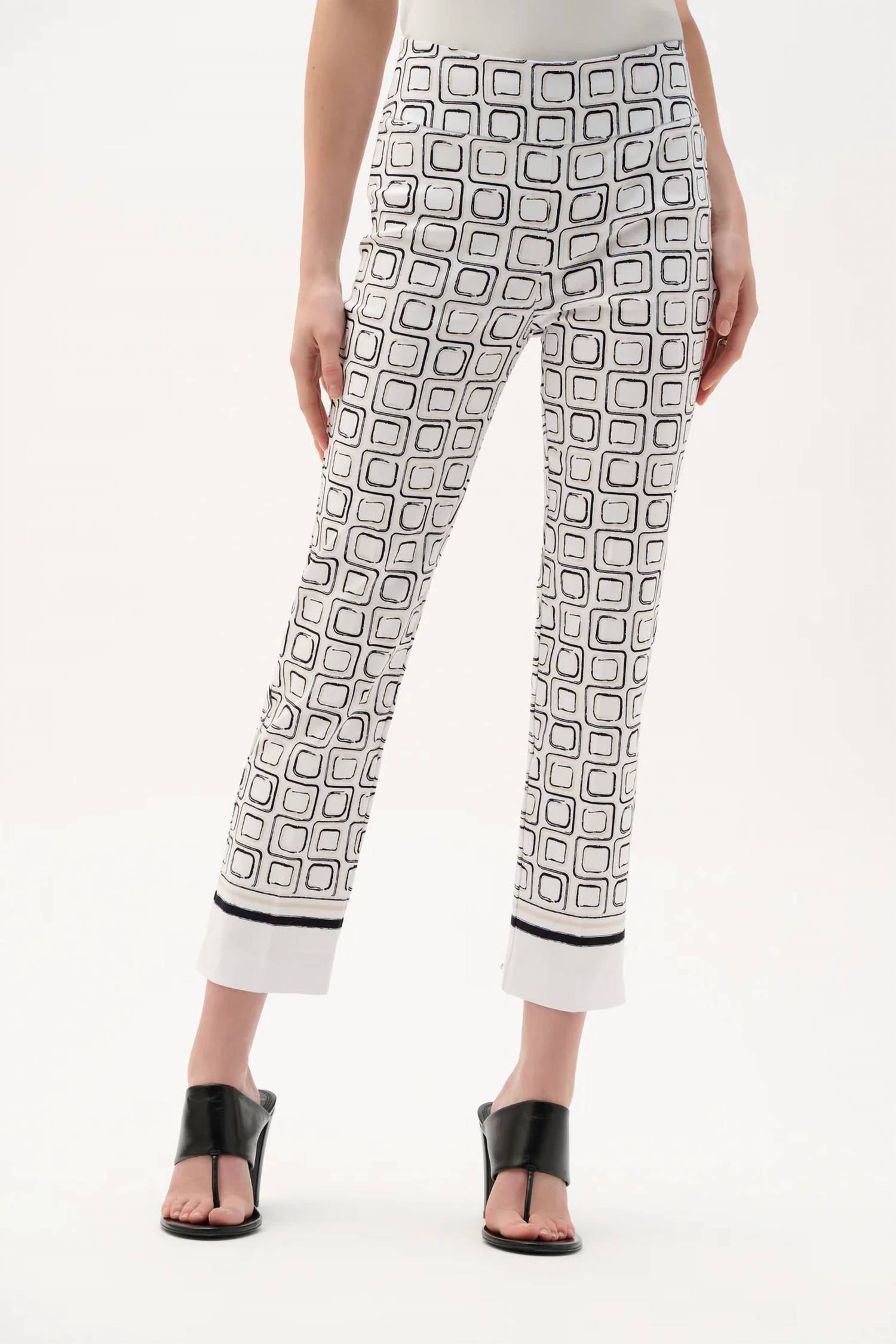 Joseph Ribkoff - Millennium Printed Straight Leg Pull On Pants