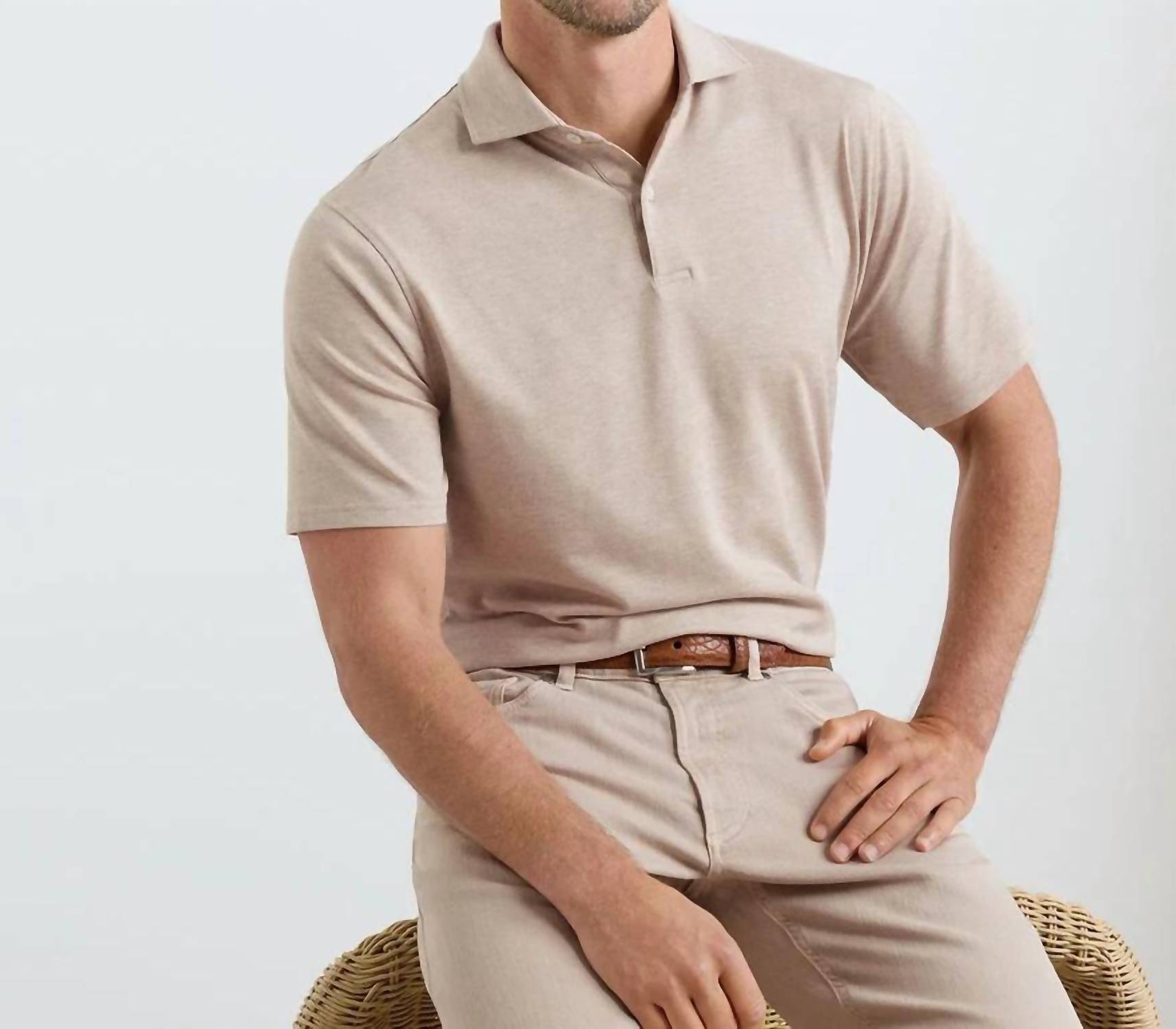 Peter Millar - Excursionist Flex Herringbone Polo