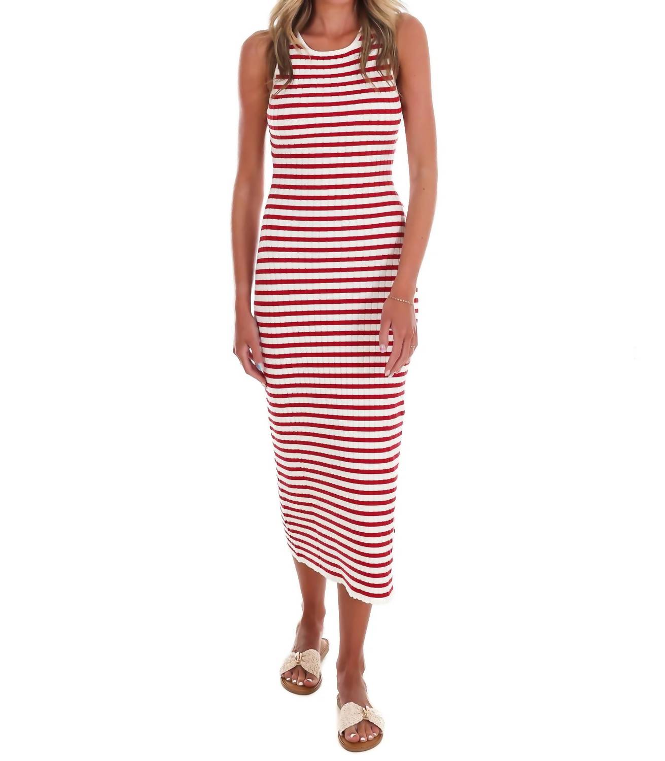 Le Lis - Sweet Land of Liberty Striped Midi Dress