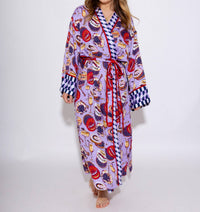 Printfresh - Champagne And Caviar Eco Satin Robe