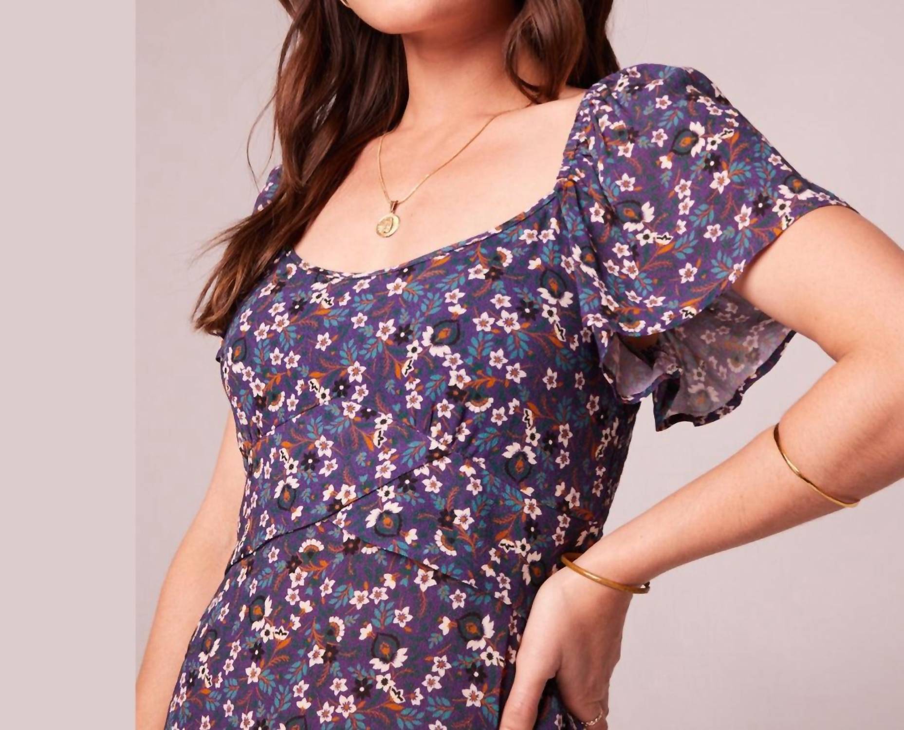 Band Of The Free - Coraline Floral Mini Dress