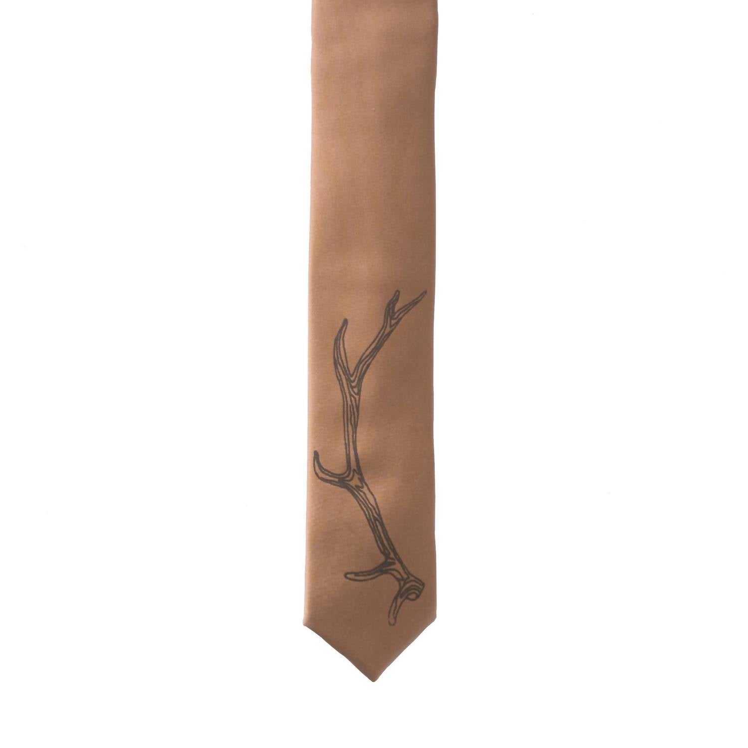 Cinder + Salt - Antler Skinny Tie