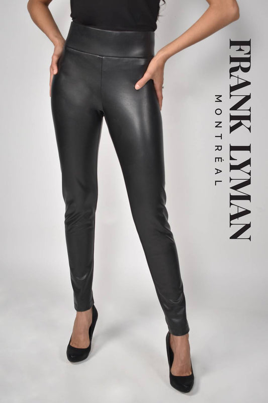 Vegan Leather Pull-On Pant - 213684