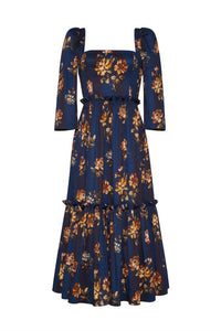 Cara Cara - Hill Printed Cotton Sateen Midi Dress