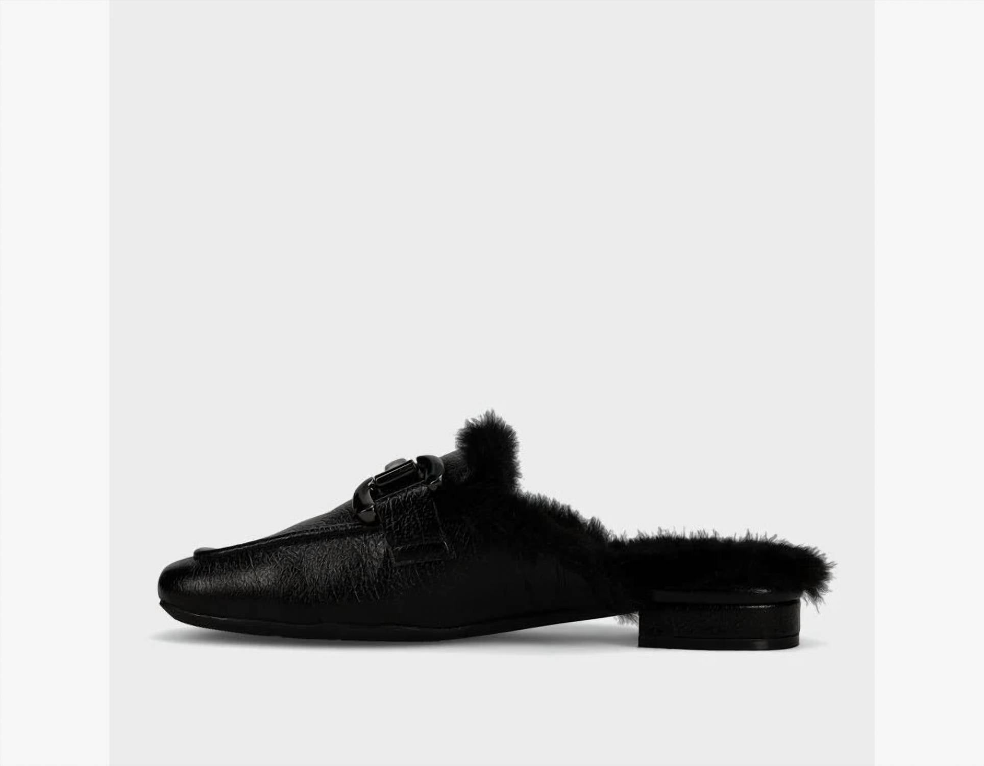 Vaneli - Women's Skyla Faux Fur-lined Loafer Mule