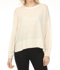 Joseph Ribkoff - Studded Cashmere Knit Sweater