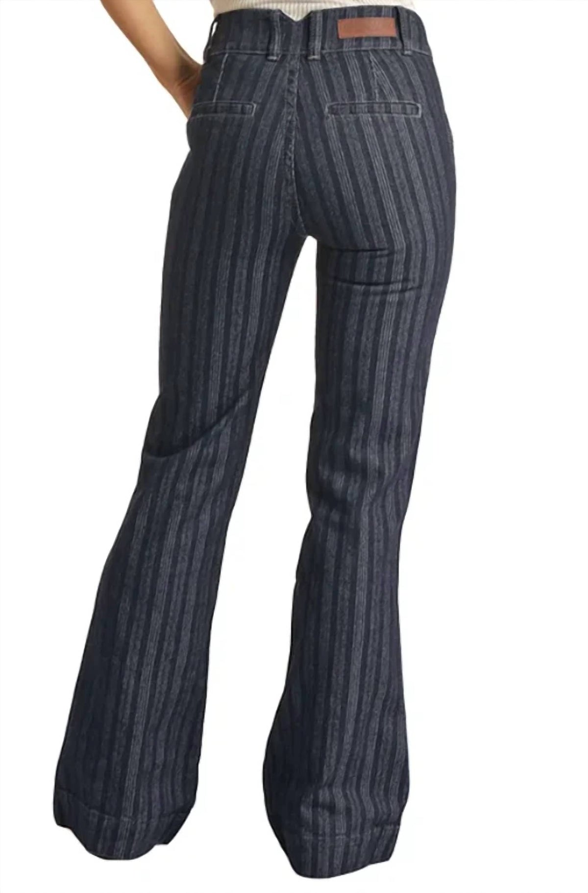 Rock & Roll Denim - Jacquard High Rise Trouser