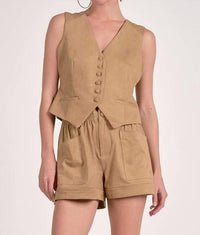 Elan - Button Down Vest