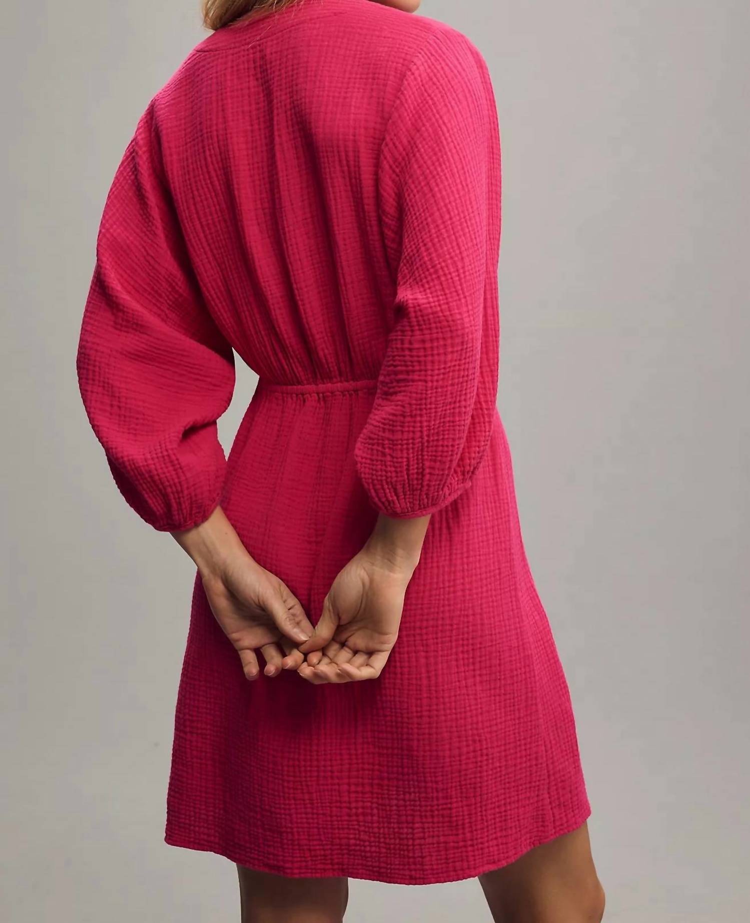 Nation Ltd - Hedy Long-sleeve Wrap Dress