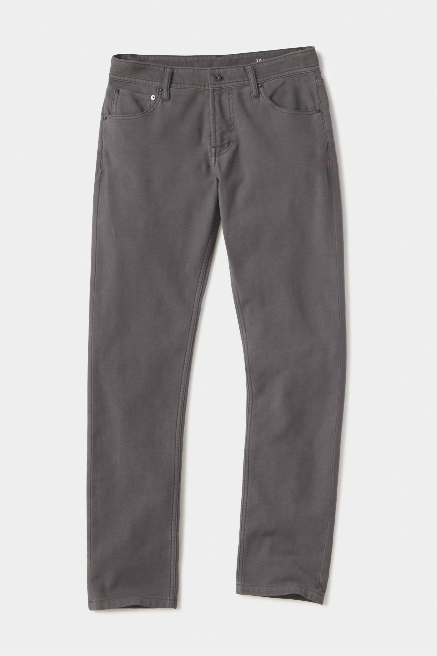 The Normal Brand Comfort Slim Terry Pants in steel - women's pants - view 4