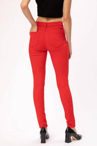 Kancan - High Rise Skinny Red Jeans