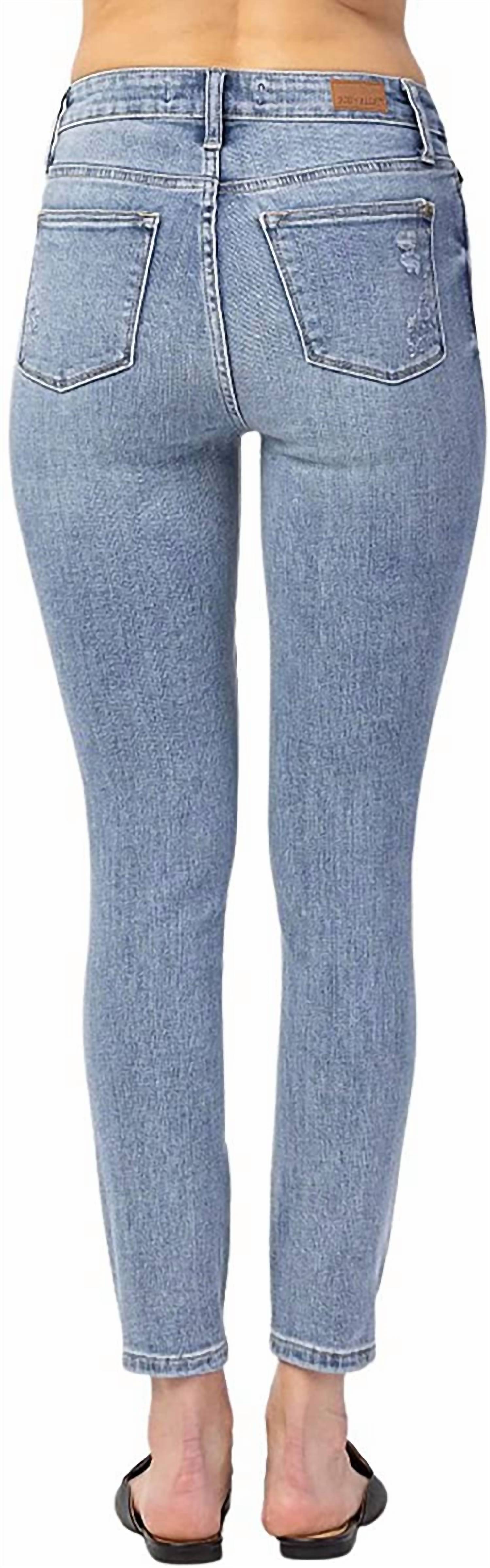 Judy Blue - High Rise Destroyed Skinny Jeans