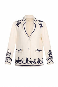 Carolina K - Vera Embroidered Blazer