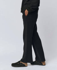 THE GREAT. The Plush Victory Sweatpant in black - women's pants - view 4