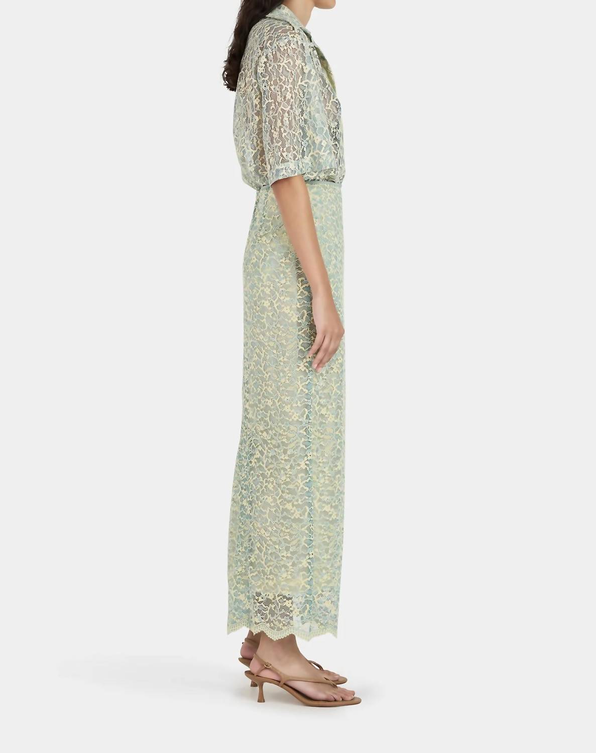 Hansen & Gretel Gabrielle Shirt in bluebell - women's shirt - alternate view
