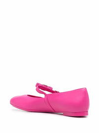 Salvatore Ferragamo - Women's Bow-detail Leather Ballerina Shoes