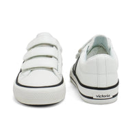 Victoria - Kids' Tribu Contrast Faux Leather Straps Sneakers