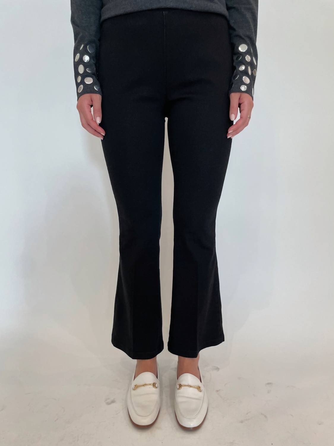 Peace Of Cloth - Ella Denim Ankle Flare Pants