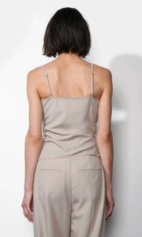 Greylin - Acacia Foldover Asymetric Top