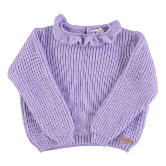 Piupiuchick - Girls Knitted Sweater w/ Collar