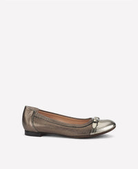 AGL Women's Monika Pebble Flat in metallic - women's flats - alternate view