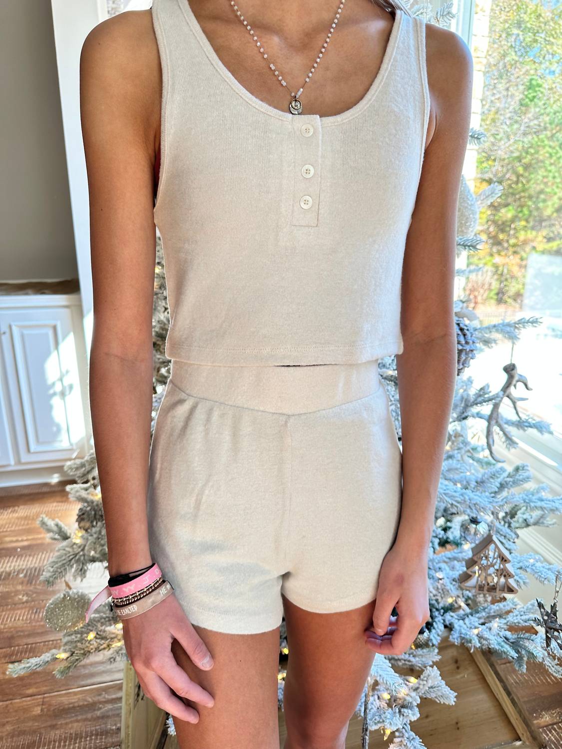 Kimberly C - Soft Touch Tank & Shorts Lounge Set