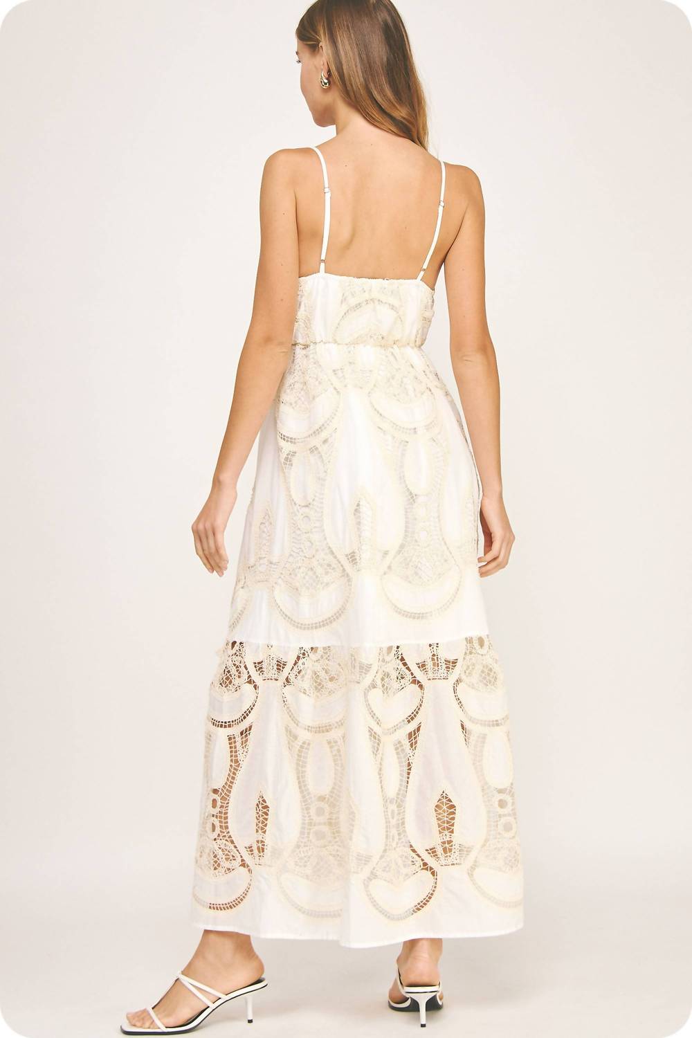 Strut & Bolt - Crochet Lace Maxi Dress