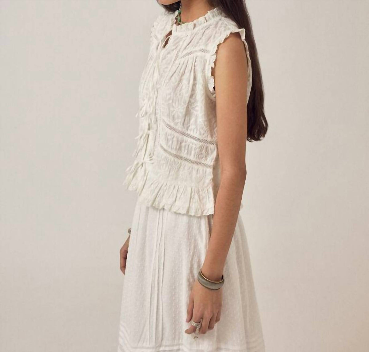 Maison Hotel - Camila Embroidered Top