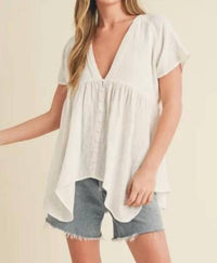 Aemi + Co - Relaxed Cotton Blouse