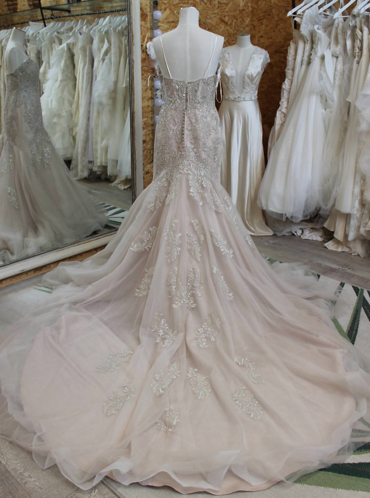 Stella York - Sexy Wedding Dress with Sheer Bodice