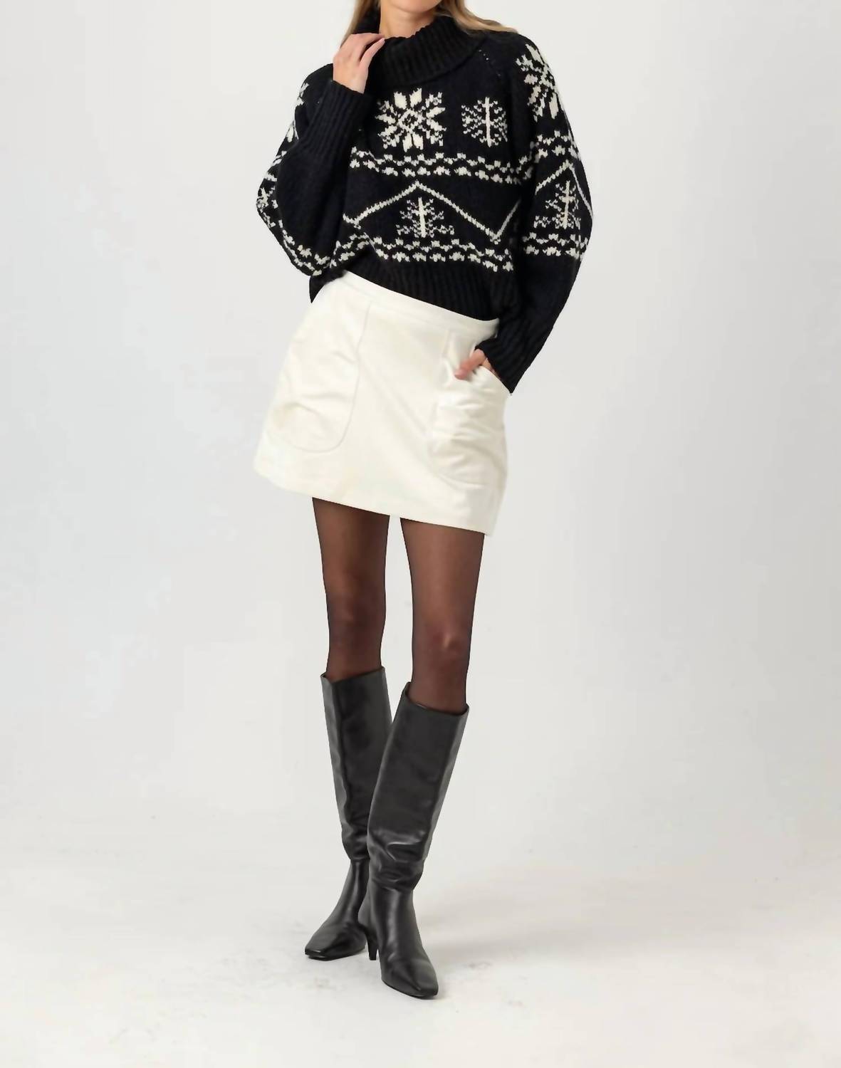 Sundays - Cindy Funnel Neck Sweater