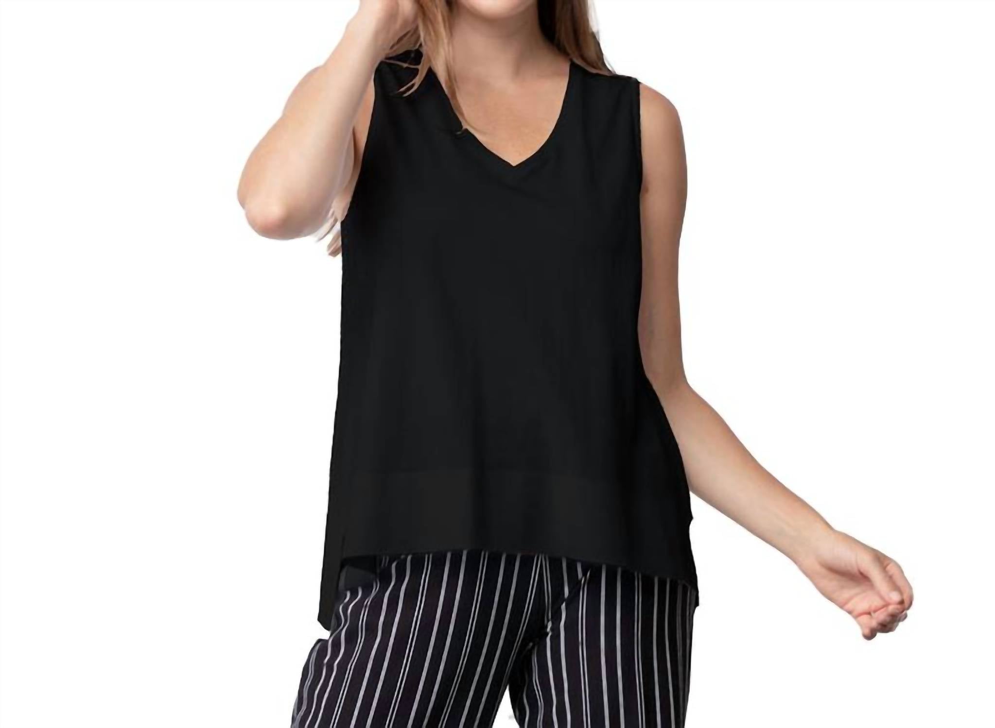 Habitat - Deep Hem V-neck Tank
