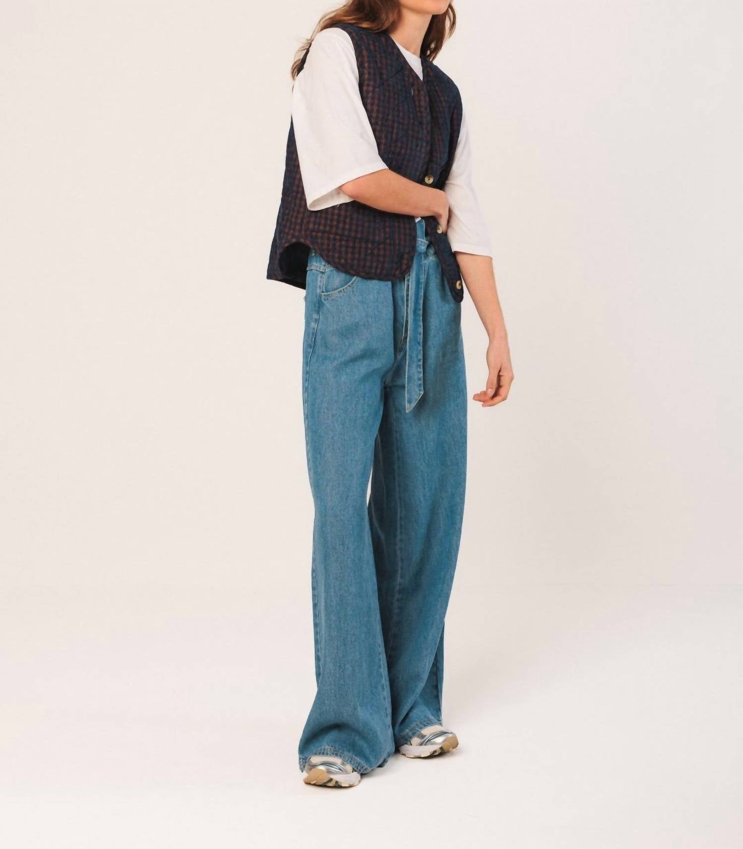 Indi & Cold - VICHY CORDUROY VEST