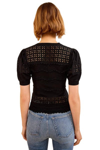 Ulla Johnson - Marcelena Eyelet Knit Top
